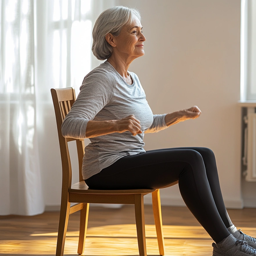 Вправа 'Вставання зі стільця'